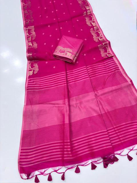 Akshara khadi raw silk buy saree in bulk